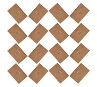 FELTECHELECTR 24pcs Kraft Paper Envelopes with Winding Rope Closure, Retro Brown File Envelopes for Writing Thank-You Letters and Office Use, Decorative Card Folders
