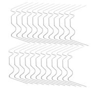 FELTECHELECTR 25pcs Greenhouse Window Clips Stainless Steel Glazing Clips for Garden Cloches Easy Install Plant Supports