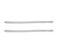 FELTECHELECTR 2Pcs 300Mm Threaded LED Light Pole Gooseneck Flexible Metal Hose for DIY Spotlight Accessories, Adjustable Soft Tube Arm for Photography Lighting and Studio Mounting