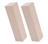 FELTECHELECTR 2pcs Basswood Carving Wood Blocks Rectangular Cube Sturdy Versatile Use Unfinished Woodcrafts for Carving and Crafting Techniques Suitable for Beginners and Experienced Carvers