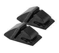 FELTECHELECTR 2pcs Car Card Clip Set Plastic Memo Holder Adhesive Ticket Pass Organizer for Windscreen Vehicle Interior Accessories