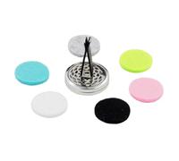 FELTECHELECTR 2pcs Dog Palm Shape Car Air Freshener Clip Mini Aromatherapy Diffuser Locket with Random Color Felt Pads Car Vent Perfume Decoration Easy to Install Removes Unpleasant Random Color