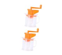 FELTECHELECTR 2PCS Manual Household Juicer Squeezer Multi-purpose Fruit and Soybean Juice Extractor Portable Compact Design Easy to Clean
