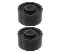 FELTECHELECTR 2pcs Metal Hydraulic Jack Front Wheels Replacement for 2.5 Ton Horizontal Floor Jack Bearing Trailer Roller Castor Wheels and Smooth Mobility