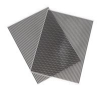 FELTECHELECTR 2pcs Plastic Embossing Folder 3D Vertical Stripes Texture Template Unique Artistic Sophisticated Design Enhances Visual Appeal Versatile Usage for Scrapbooking and Holidays