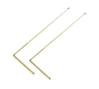 FELTECHELECTR 2pcs Portable Dowsing Rods Made of Copper Alloy and Stainless Steel with User-friendly Operation and Easy to Carry Design for Archaeological Digs and Geological Exploration