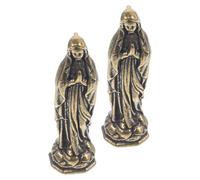 FELTECHELECTR 2pcs Retro Brass Jewelry Making Charms for Necklace and Anklet Making, Unique Antique Brass Pendants with Chic Design, for DIY Crafting and Creative Projects