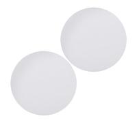FELTECHELECTR 2pcs Spotlight Lampshade Light Covers PVC Anti-Glare Design White Diffuser Compatible with Ceiling Spotlights Versatile for Home Interior Spaces