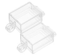 FELTECHELECTR 2pcs Transparent Button Switch Protector Cover Self Adhesive Rocker Switch Guard for Trucks Boats Machinery and Home Use