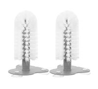 FELTECHELECTR 2pcs Turtle Brush with Soft Bristles and Strong Suction Cup Stability for Aquarium Tank, Turtle Shell Cleaning Scrub Brush Suitable for Reptile Habitat and Tank Use