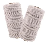 FELTECHELECTR 2rolls Cotton Cooking Twine High-temperature Resistant Meat String for Kitchen Baking and Butchers Elastic and Tear-resistant Cotton Thread for Cooking and Packaging