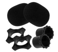 FELTECHELECTR 2sets Microphone Protective Cover Mic Muff Sponge Covers Windscreen for Conference Stage Performance