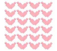 FELTECHELECTR 300pcs Reusable Waterproof Round Self Adhesive Pantry Labels for Kitchen Storage Jars and Bakery Food Containers, Pink Paper Stickers for Homemade Goods Organisation