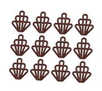 FELTECHELECTR 30Pcs Miniature Chocolate Model Props Realistic Doll House Accessories for DIY Decoration Lifelike Chocolate Charm for Creative Displays and Unique Decor