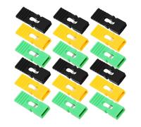 FELTECHELECTR 30PCS Pitch Jumper Caps Short Circuit Shunts Black Green Yellow Open Closed Connectors for Dvd Drive Hard Drive Circuit Board Repair DIY Electronics