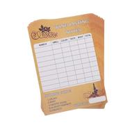 FELTECHELECTR 30pcs Wine Tasting Scorecards with Flavor Notes Aroma Feedback Guide Sheets for Parties and Workshops Simplified Scoring Cards for Wine Education and Blind Tasting Events