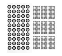 FELTECHELECTR 3D Scanner Reflective Marker Points 10Mm Outer Diameter 50 Pieces Per Sheet 15 Sheets for Animation and Optical Tracking