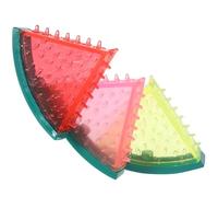 FELTECHELECTR 3pcs Bite Resistant Watermelon Shaped Dog Chew Made of Tpr Material to Keep Dogs Cool and Entertained on Summer Days