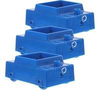 FELTECHELECTR 3Pcs Plastic Mechanics Inclined Trolley Set for Physics Experiments, Teaching Equipment for Newtonian Mechanics Science Education in Primary School