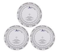 FELTECHELECTR 3pcs Reusable Pregnancy Wheel for Expecting Mothers and Doulas with Complete Gestational Timeline, Paper and Plastic Material, for Home and Pregnancy Management