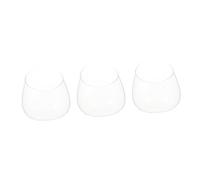 FELTECHELECTR 3pcs Slant Cut Glass Micro Landscape Bottles for Succulents and Flowers, Removable Desk Ecological Plant Bowls, Creative Fresh Contemporary Tabletop Decoration to Brighten up The