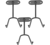 FELTECHELECTR 3pcs Spray Gun Holder Stand for Auto Painting, Wall-mounted U-shaped Carbon Steel Paint Gun Holder with Dual Functionality, Prevents Accidental Tipping, for Furniture Restoration