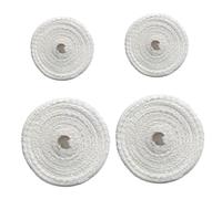 FELTECHELECTR 4 Rolls Cotton Meat Netting for Ham Sausage Trussing Kitchen Packaging Tool with Strong Odorless Cotton Twine for Even Roasting and Smoking of Pork Beef Poultry