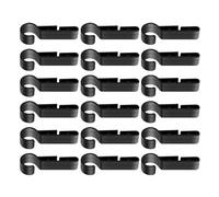 FELTECHELECTR 40pcs Anti-slip Hard Hat Light Clips for Headlamp Mounting Helmet Headlight Holder Buckles for Miners Firefighters Night Workers Shock-resistant Safety Headlamp Clips