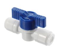 FELTECHELECTR 4pcs /4 Inch Pe Sewage Ball Valve for Water Filter System with Manual On/Off Control and Blow-Out Proof Stem, Suitable for Indoor and Landscape Water Purification Systems