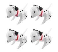 FELTECHELECTR 4pcs Dalmatian Inflatable Dog Set, 4d Spotted Puppy Balloon Decorations for ’ Parties, Classroom Rewards and Party Favors