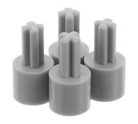 FELTECHELECTR 4pcs DIY Car Motor Adapter Wheel Connectors Compatible with Lego Cross Shaft Coupling for Robot Parts and Intelligent Vehicle Accessories in Robotics Projects