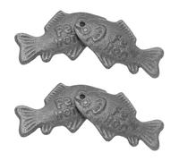 FELTECHELECTR 4Pcs Food Grade Iron Fish Cooking Tools for Natural for Anemia Support Vegan and Athlete Friendly Suitable for Soups and Stews