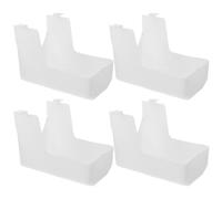 FELTECHELECTR 4pcs Range Hood Light Lens Cover: Exhaust Vent Hood Light Lens Shade Replacement Plastic Cover for Stove Top - Easy Replace Compatible with S99110437, 99110437