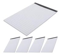 FELTECHELECTR 5 Books Tear off Note Pads A5 Size Simple Fashionable Paper Notebooks with 25 Sheets Portable Design for Teachers and Officers Weekly Planning and Meeting Notes