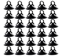 FELTECHELECTR 50pcs Black 45mm Pull Ring Dovetail Suction Cups for Car Sunshade Window Hooks Strong Grip Car Interior Accessories