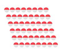 FELTECHELECTR 50Pcs Fillable Plastic Gumball 70Mm Red-White Split Color Vending Machine Balls for Party Favors Easter Basket Stuffers Candy Storage Containers