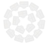 FELTECHELECTR 50pcs White Rj45 Ethernet Port Dust Plug Protector for Desktop Computer Router Hub Lan Cable Jack Shield