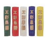 FELTECHELECTR 5pcs Calligraphy Art Ink Sticks Pine Soot Ink Assorted Color Style Long Lifespan Versatile Use for Practicing Calligraphy and Artistic Creation Random Color