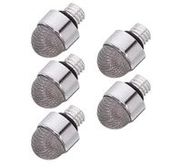 FELTECHELECTR 5pcs External Thread Stylus Pen Tips for Capacitive Touch Screens Conductive Fabric and Aluminum Replacement High Precision and Wear-resistant Mesh Fiber Tips Compatible with