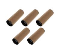 FELTECHELECTR 5pcs Paper Storage Tubes Lids 12cm Height X 4cm Diameter 2mm Thick Multipurpose Poster Tubes for Art Sketch Painting and Umbrella Wrapping Protective Mailing for Office and School
