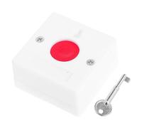 FELTECHELECTR 5pcs Wireless Emergency Alarm Button for Elderly and Disabled with 86-type Wall Panel, Plastic Material, Accessible Placement and Wireless Transmission, for Bathrooms and Home Use