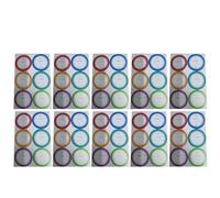 FELTECHELECTR 60pcs Multi-Function Food Labels Waterproof Handwriting Bottle Stickers Made of Sturdy Pp Synthetic Paper Easy to Paste for Kitchen, Home and Office Use