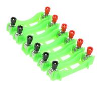 FELTECHELECTR 6pcs Aa Battery Holder Storage Box with Wiring Terminals for Physics Educational Kits Circuit Building Case for Science Experiments and Learning in Classroom and Home