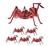 FELTECHELECTR 6pcs Cardboard Ant Figurines Puzzles DIY Insect Animal Models Stem for Science Education Crafts Safe and Easy to Assemble Gift