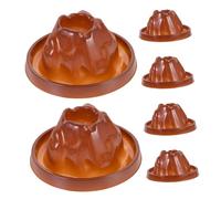 FELTECHELECTR 6pcs DIY Volcano Model Kit for Boys and Girls Educational Science Project Erupting Volcano Shell and Base for Lab Experiments and Fun Learning Activities