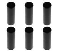 FELTECHELECTR 6pcs Plastic Tent Pole Connectors 19mm Straight Joint Support | Black Design, Tool-free Assembly, Universal Fit for Tents and Awning Poles, Suitable for Backpacking Trips and Outdoor