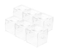 FELTECHELECTR 6Pcs Portable Bug Observation Boxes with Magnifying Lids, Insect Viewing Containers and Cage Set for Exploration and Educational Play