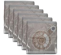 FELTECHELECTR 6pcs Vacuum Filament Storage Bags 32x34cm - Airtight 3D Printer Filament Dry Storage with Zipper Seal and Air Valve - Reusable Moisture-Proof Spool Sealing Bags for 3D Printing