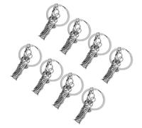 FELTECHELECTR 8pcs Statue of Liberty Keychains Decorative Bag Hanging Pendants Patriotic American Keyrings Backpack Ornaments Souvenirs for Independence Day Party