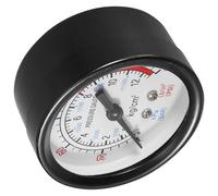 FELTECHELECTR Air Compressor Pressure Gauge Easy Reading with Iron and Construction 1/4 Vertical Pressure Measure Tool and Convenient for Transportation and Storage